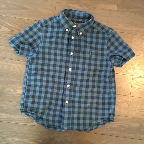 Ralph Lauren Other - Ralph Lauren Kids Blue Checked Button Down Shirt